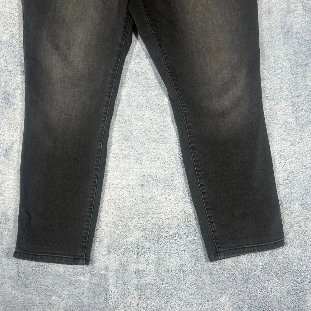 Torrid‎ Denim Black Faded Jeggings Women's Size 16 Triple Button Stretch Jeans